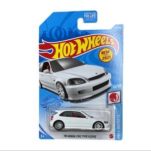 Hot wheels custom 99 Honda Civic Type R real riders